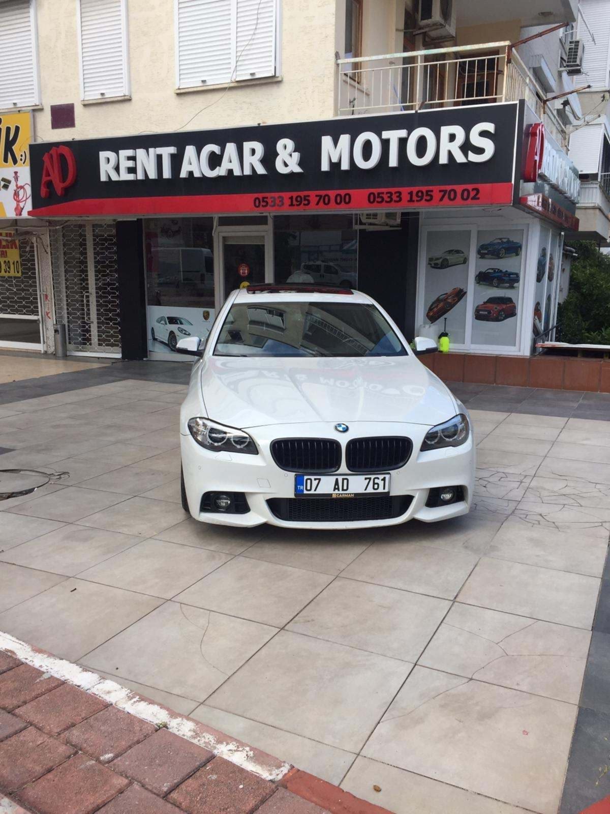 Antalya BMW 520i for rent