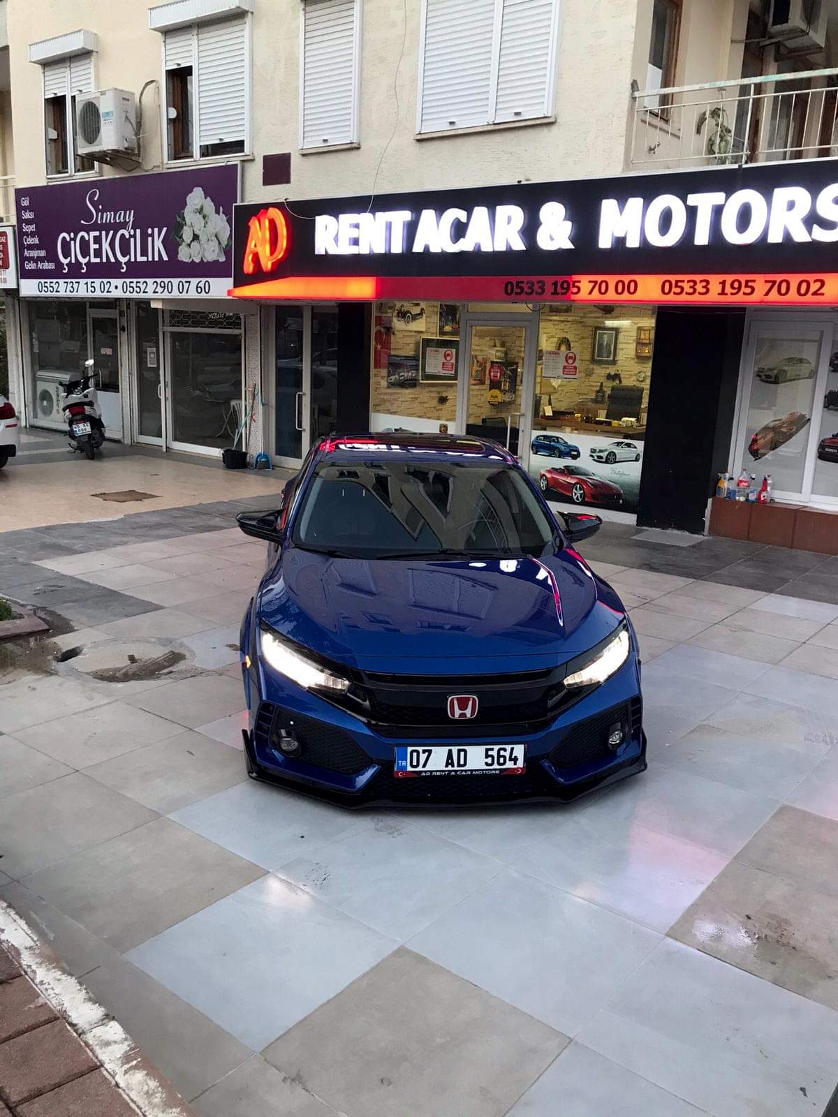 Honda Civic for rent in Antalya