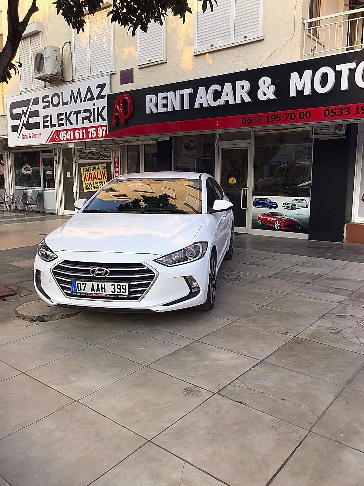 Antalya Kiralık Hyundai Elantra